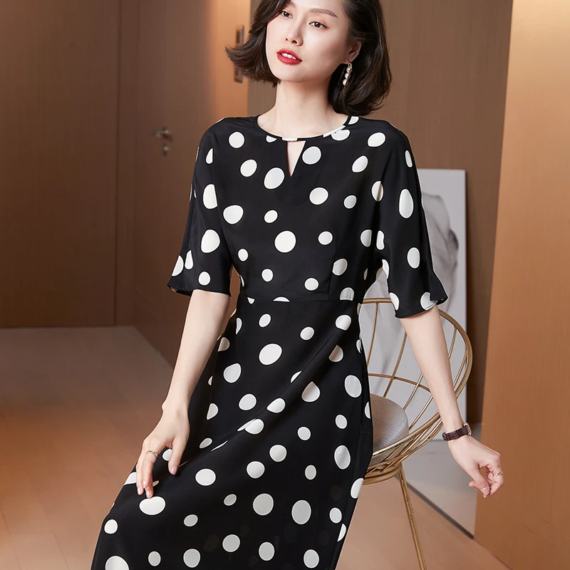 夏季中长款连衣裙4072