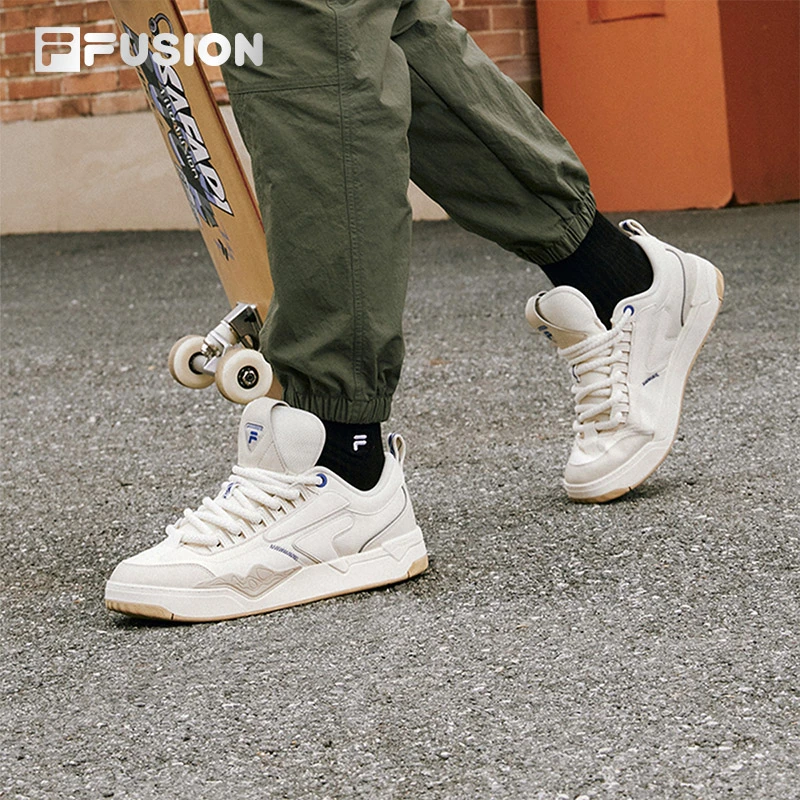 FILA/斐乐潮牌男子秋季【时尚豚跃鞋】舒适百搭滑板鞋T12M332301