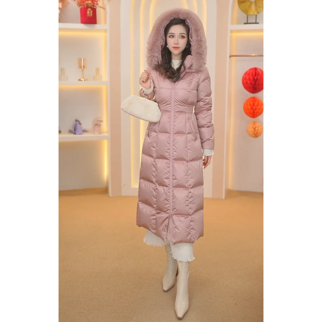 【现货】东方黛迪中长款羽绒服PM41228