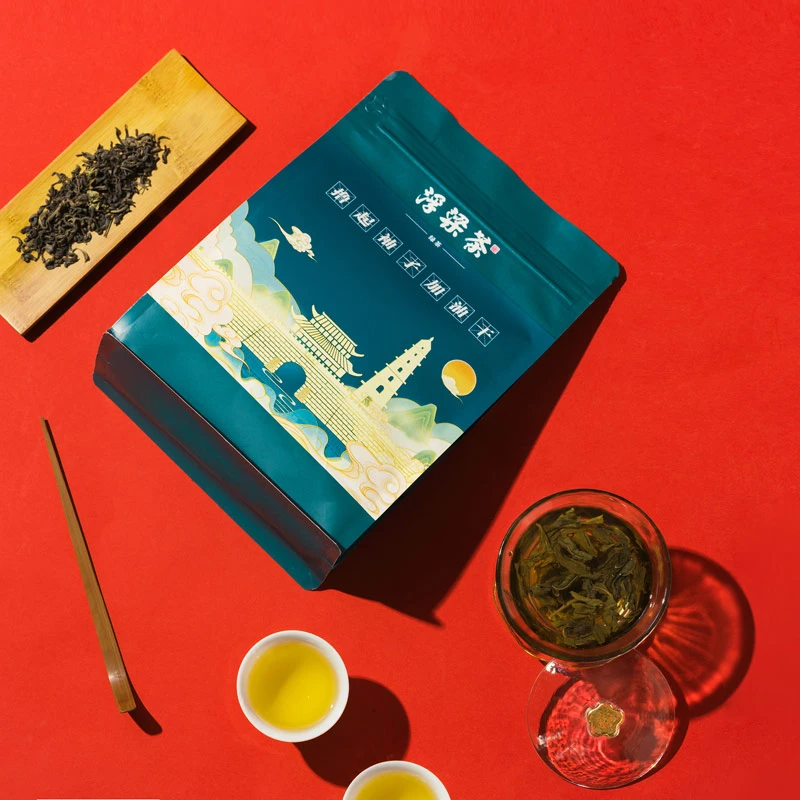 浮梁绿茶畅饮绿清爽鲜香型办公佳品自饮休闲袋装（250g*1袋）/袋