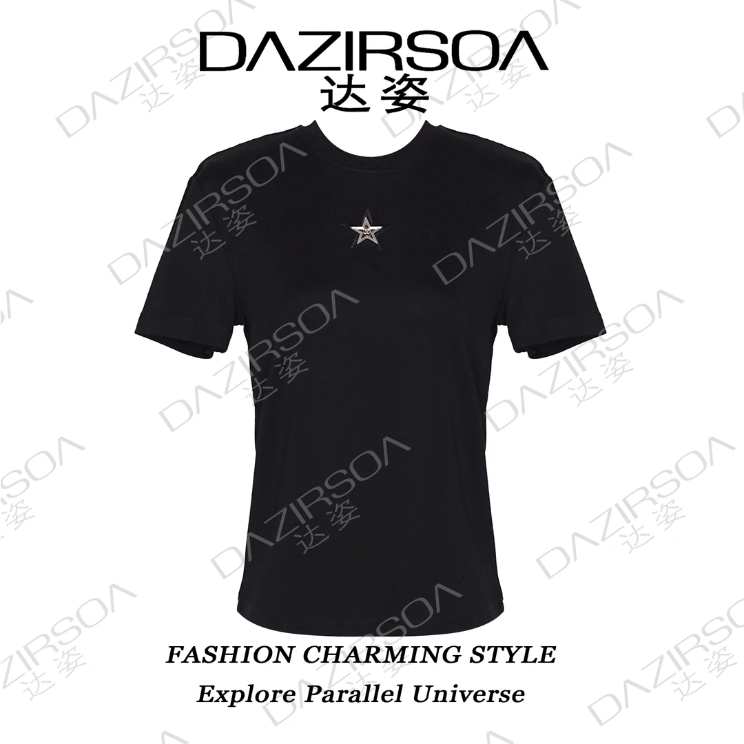 原创设计五角星显瘦T恤 P303