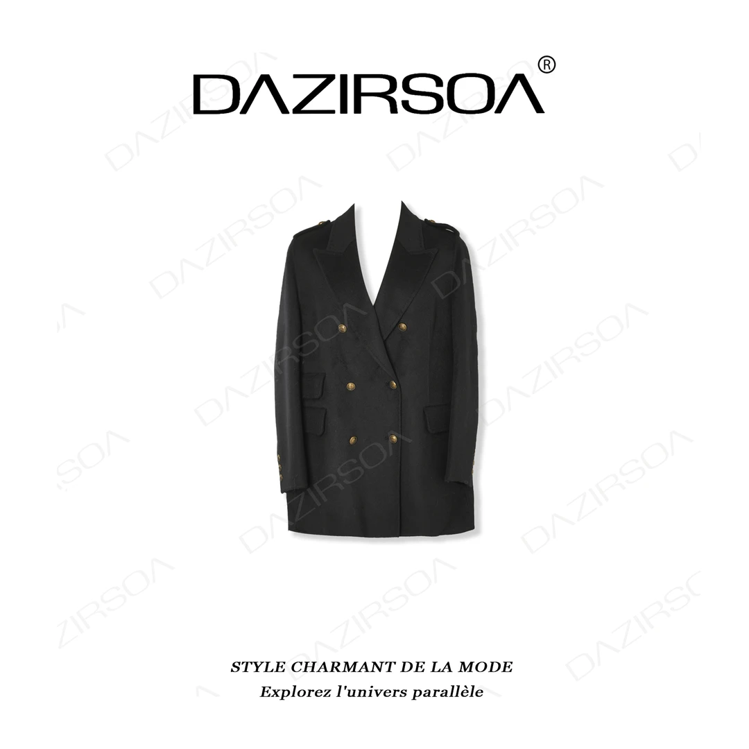 DAZIRSOA/达姿“新秩序世界” 骑士风高级感大衣外套 U390