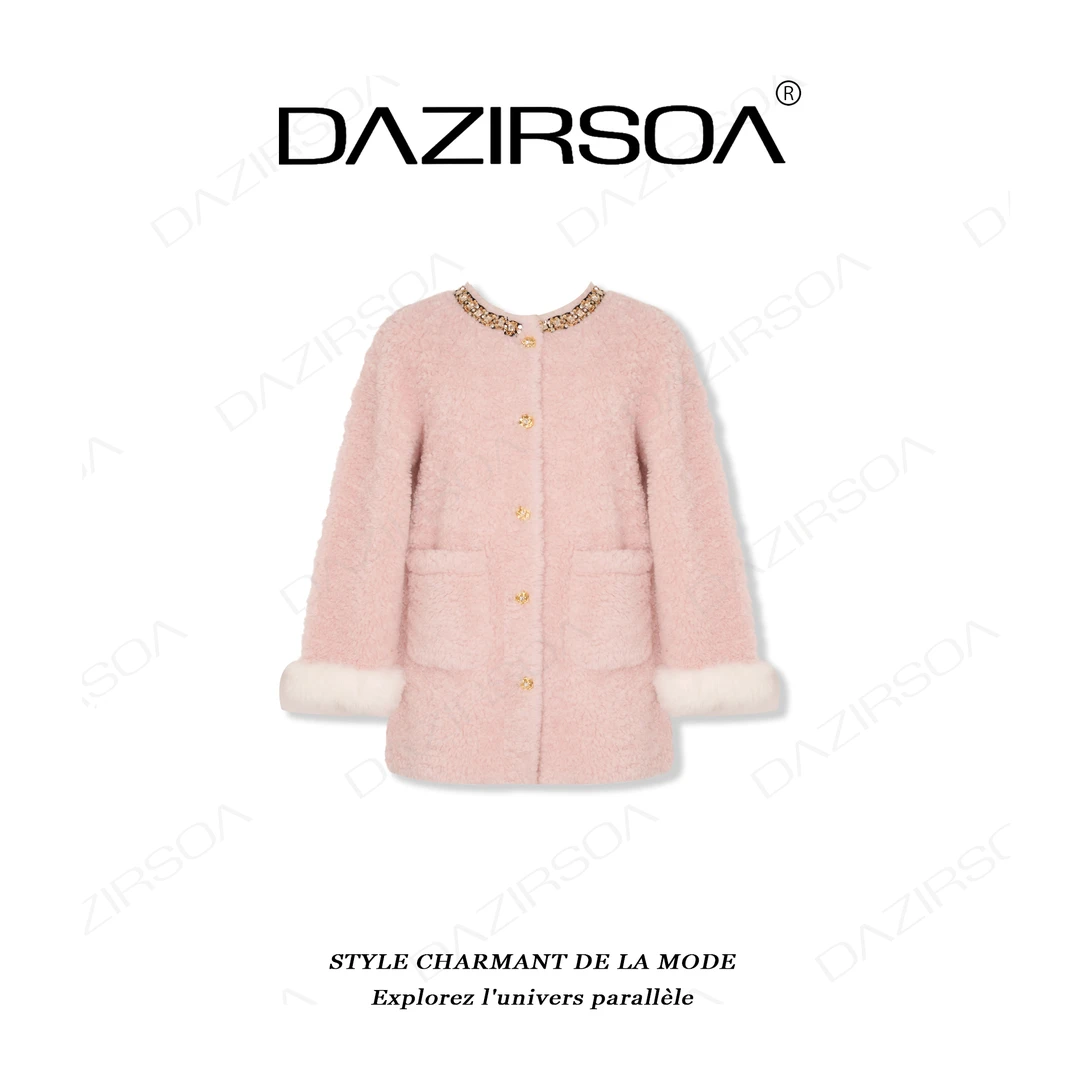 DAZIRSOA/达姿“自在闪耀”时尚百搭轻奢贵气洋气外套 W151