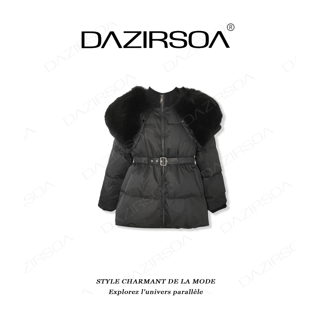 DAZIRSOA/达姿“松弛本能"时尚百搭复古洋气羽绒服外套 W229