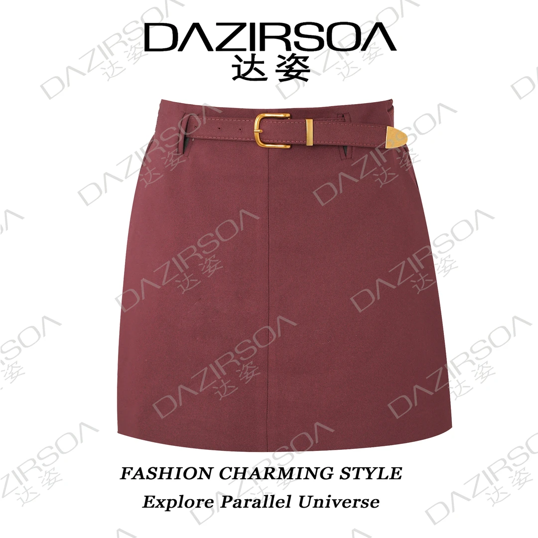 24AW//时光曼城//简约法式优雅短裙 S985