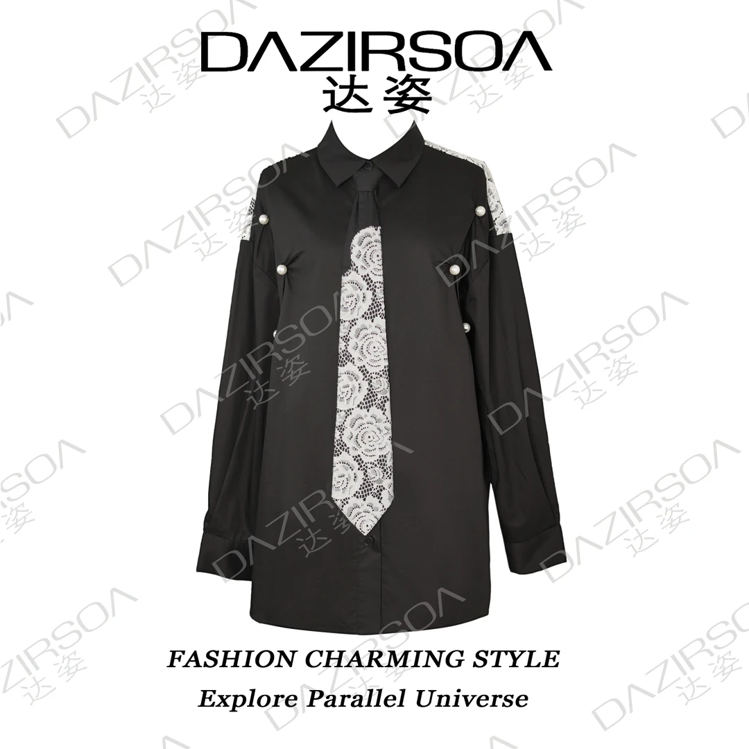 24A/W “安妮霍尔” 洒脱随性领带衬衫外套 T177