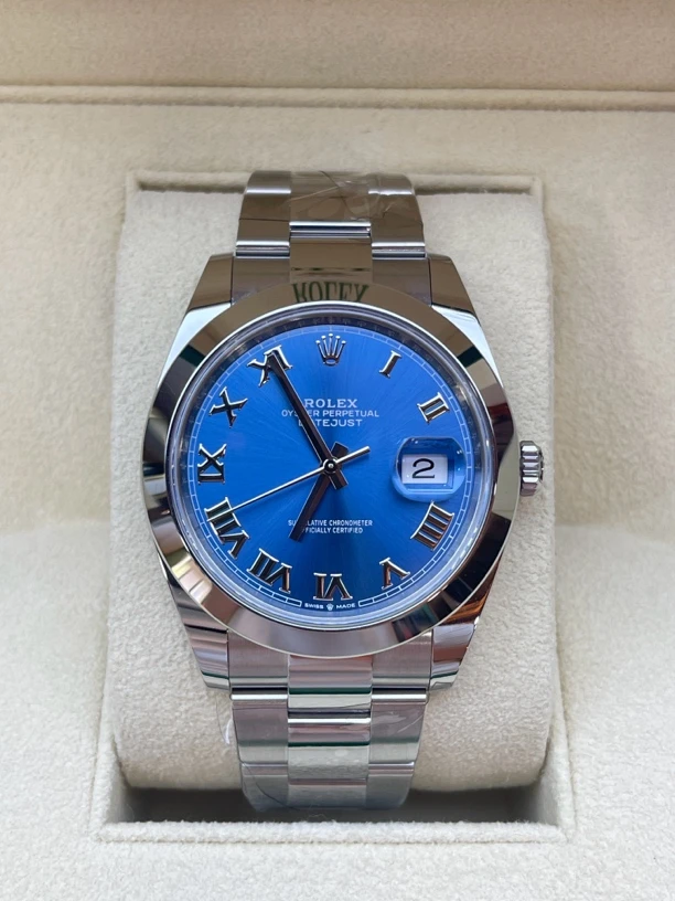 全新未使用  米兰坊/劳力士日志型126300/表径41mm/专柜价67900