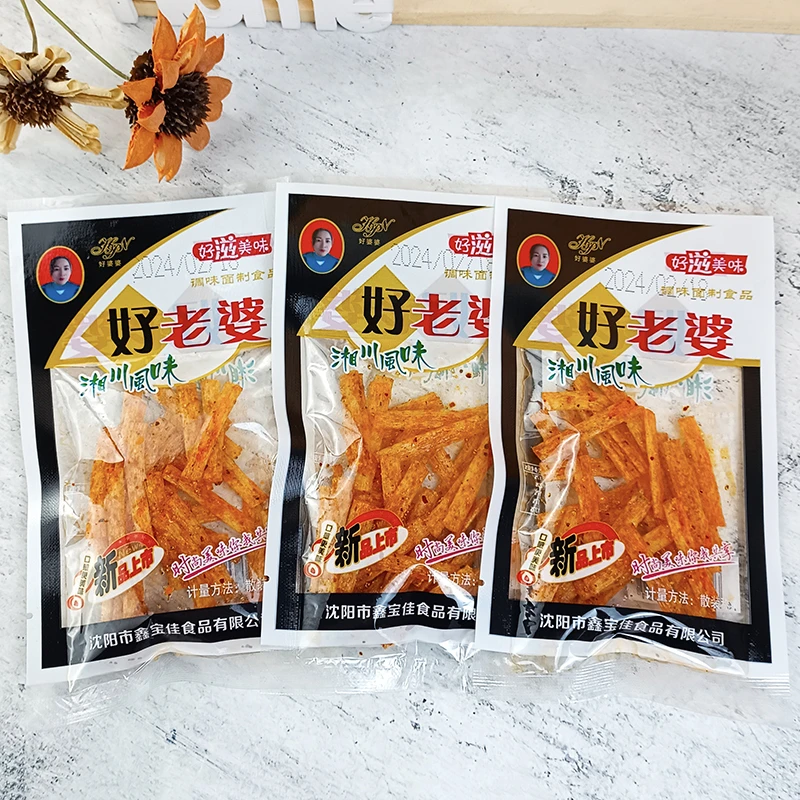 好老婆辣条小面筋麻辣儿时怀旧零食8090后校园宿舍辣丝辣棒好婆婆