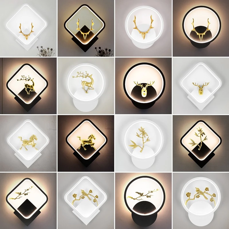 创意简约壁灯壁灯走廊房间卧室家用床头灯