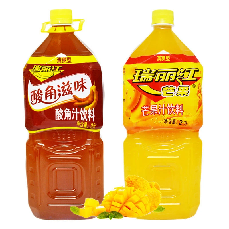 云南经典老牌子瑞丽江芒果汁果味饮料瓶装百香果果汁饮品整箱直供
