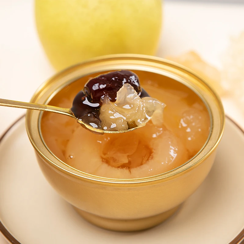 BYZILOVE/百滋恋 整颗烤梨冰糖雪梨银耳羹 | 无添加 即食水果罐头