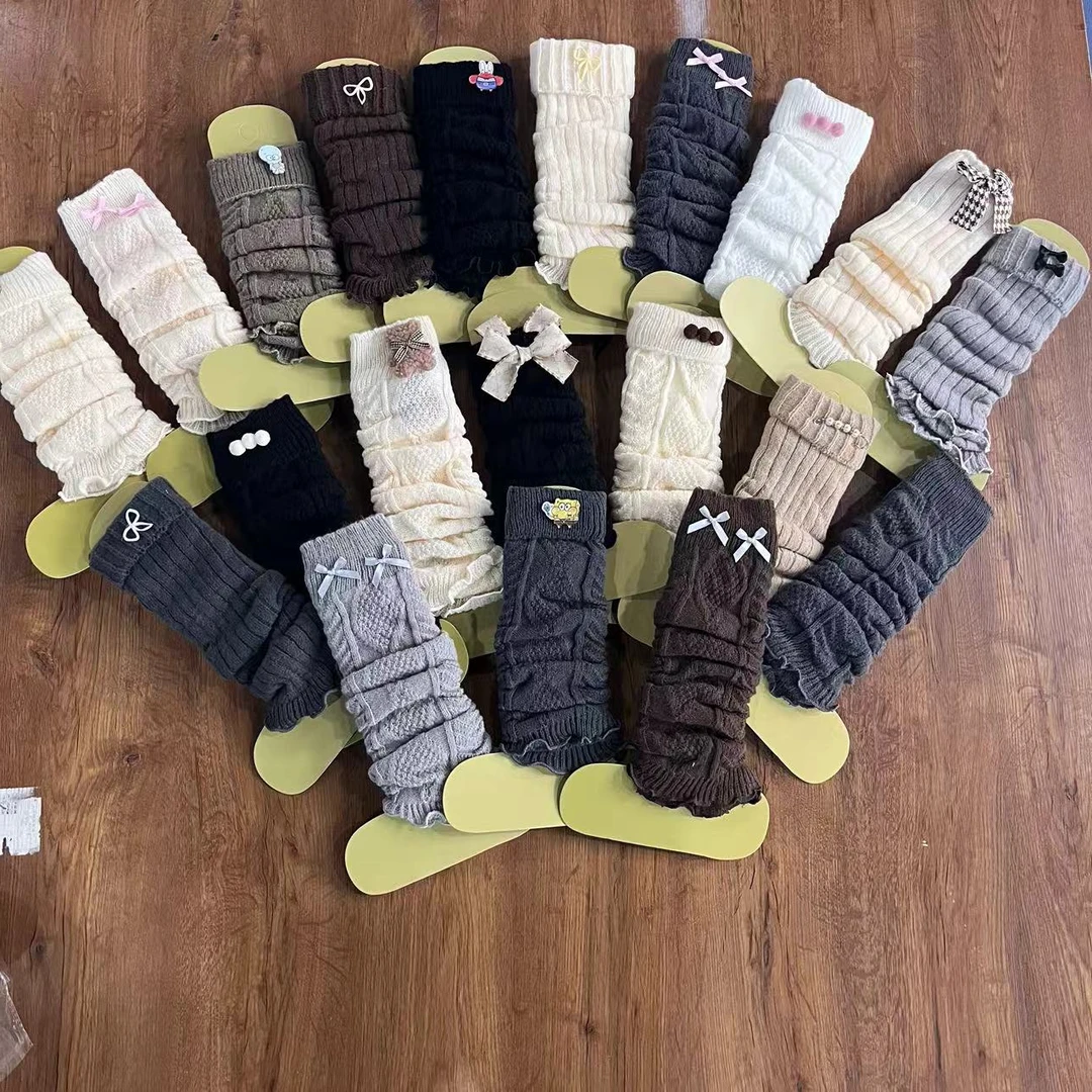 【时尚百搭袜套】秋冬保暖针织款堆堆袜套修身显瘦显长时尚穿搭潮款