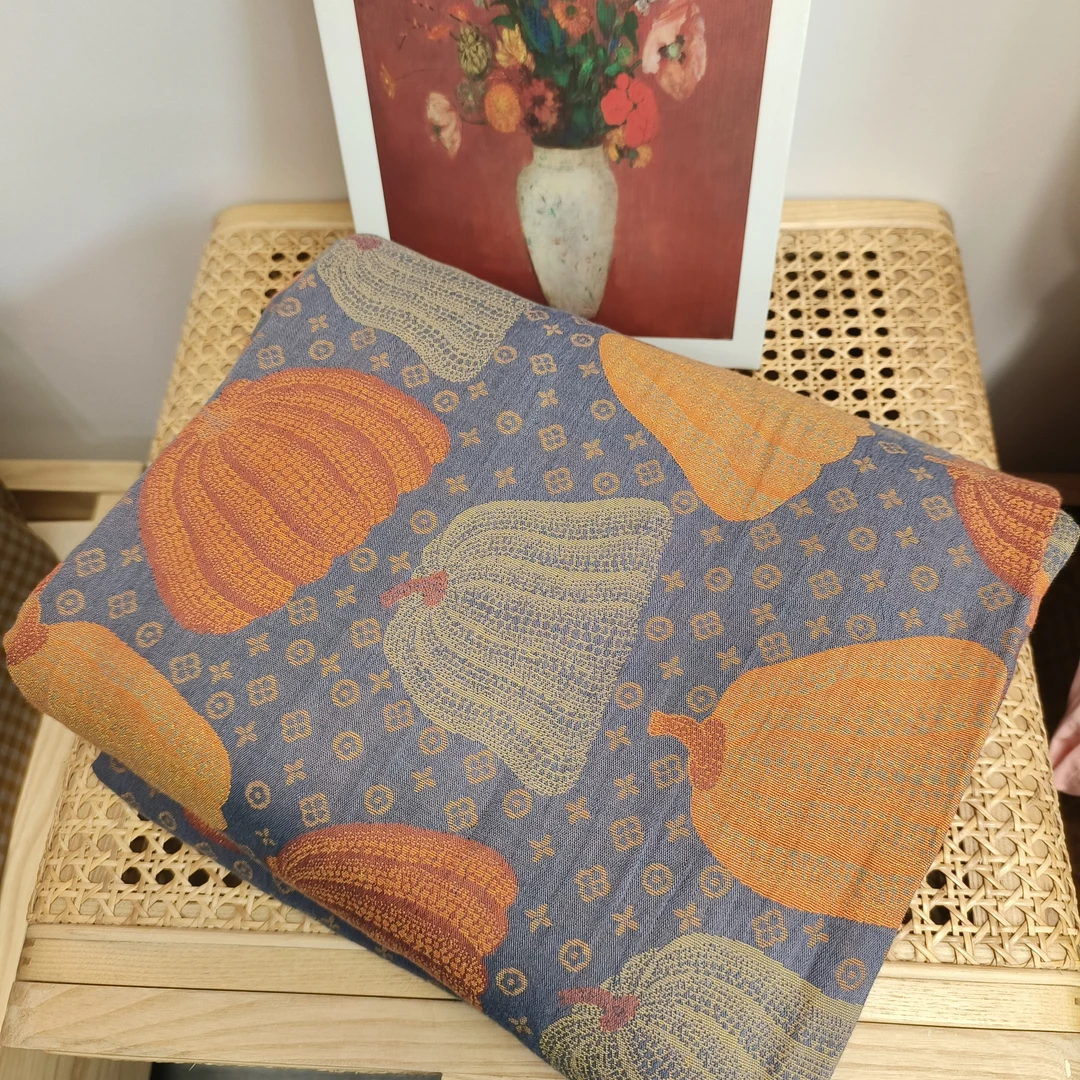 【南瓜单被套】宠粉单品 A类100棉纱色织双层纱单被套透气亲肤