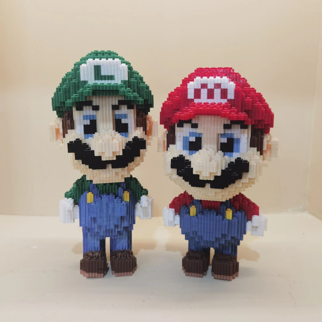 【萌拼潮玩】玛丽+路易斯 潮玩  积木  拼搭   益智