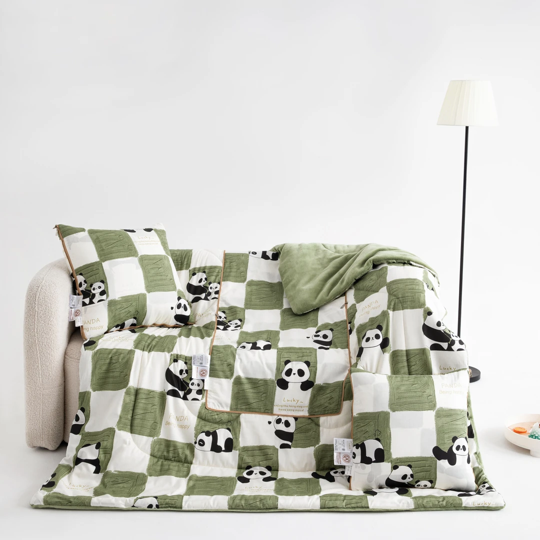 冬季新款棉加绒可爱加厚抱枕被车载办公室多功能可折叠抱枕被