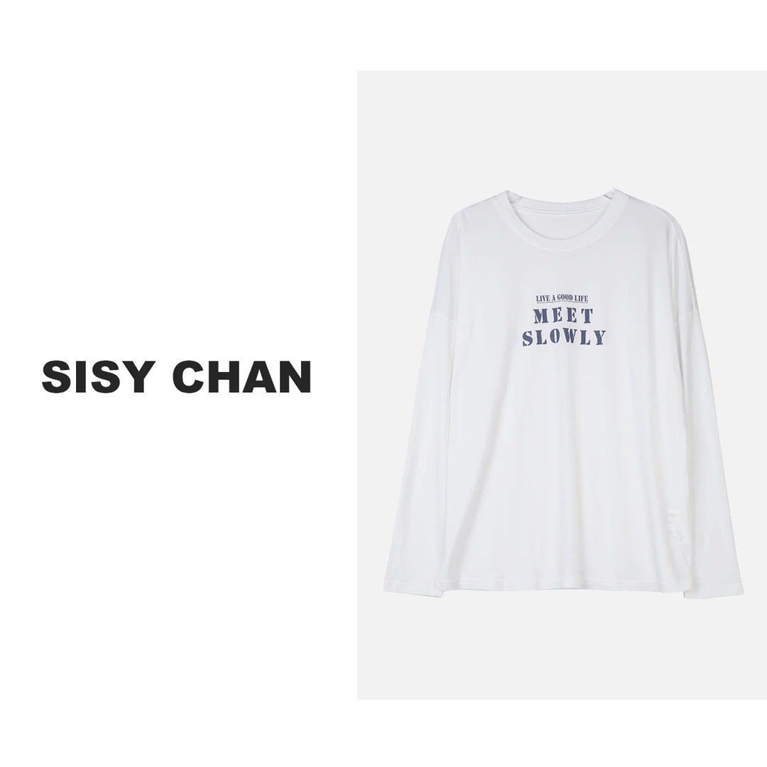 【莉贝琳sisy】夏季冰感字母面膜T恤173704