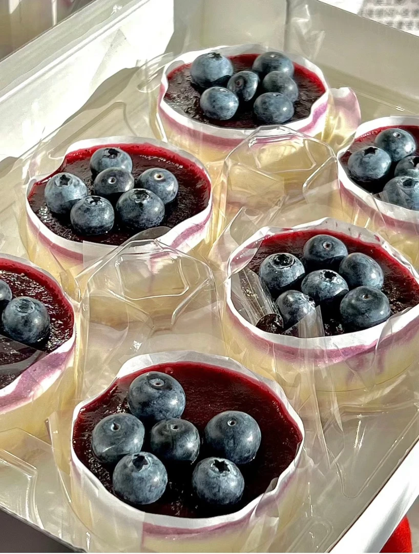 山姆蓝莓芝士蛋糕一块