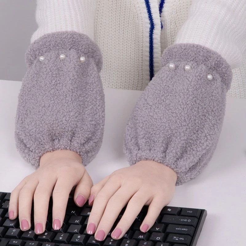 韩版短款袖套女学生防污工作上班套袖成人防脏护袖可爱网红手袖头