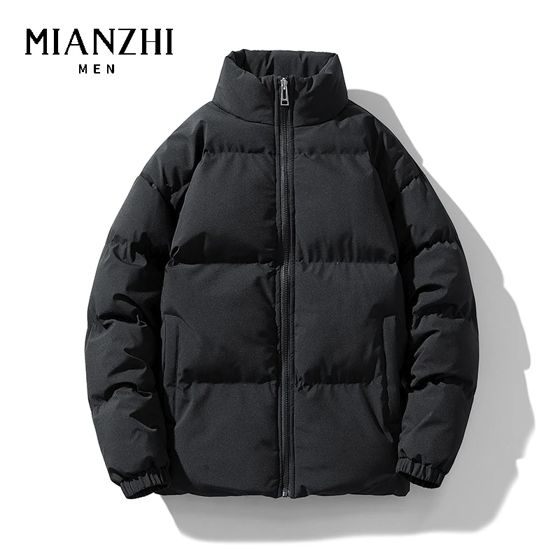 棉致2024新款潮牌立领棉服男冬季情侣多色简约保暖面包服袄子外套
