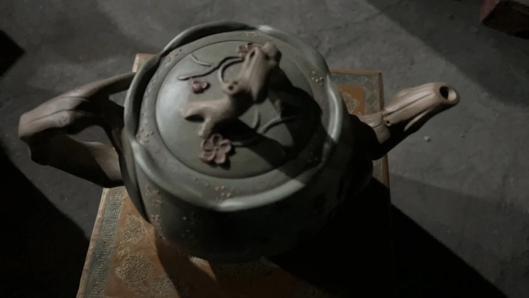 【闪购商品】蒋蓉绿泥紫砂壶S755774