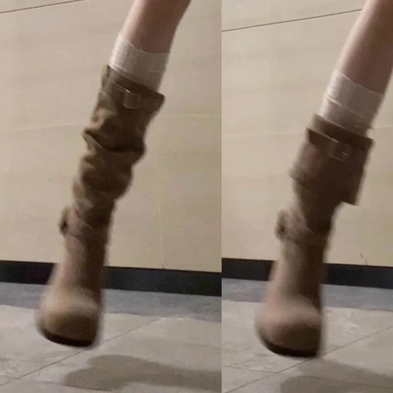 白色蕾丝小腿袜女秋冬款堆堆袜配靴子腿套叠穿骑士靴袜长筒靴袜套