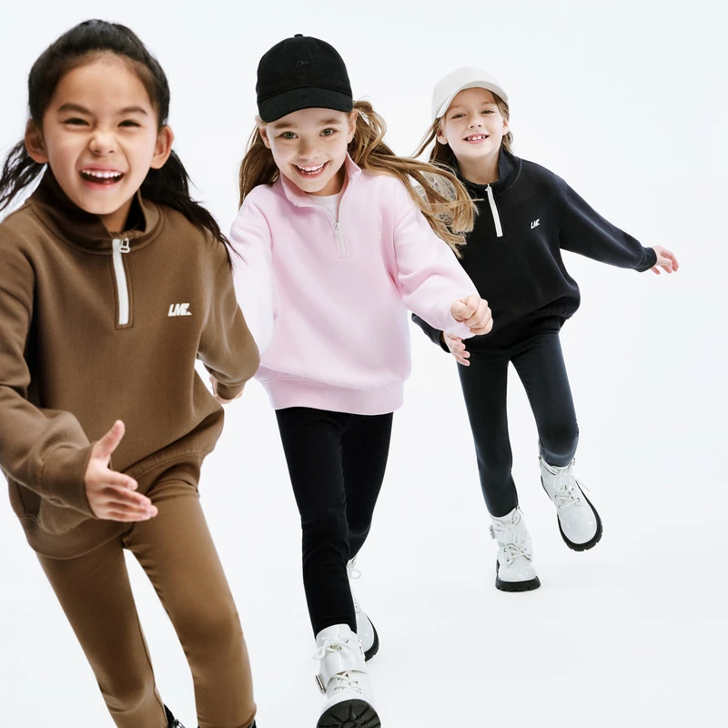 littlemoco童装两件套装polo卫衣打底长裤#KBD3SUTT02