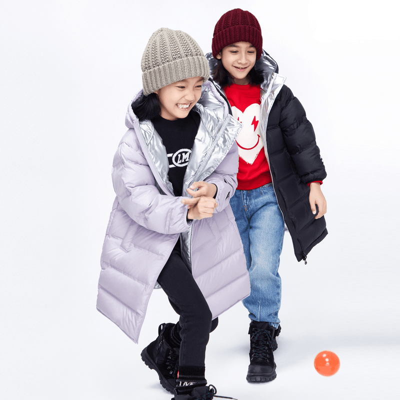 加厚-little moco童装冬季男女童中长羽绒服时尚外套#KBB4EIN049