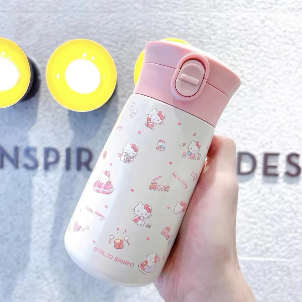 XB115 HelloKitty弹跳保温杯浅粉色280ml