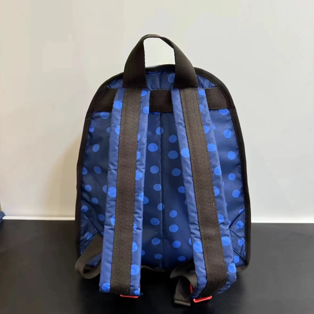 XA767 新款逗鸭双肩包蓝色印花大容量7812蓝色波点鸭