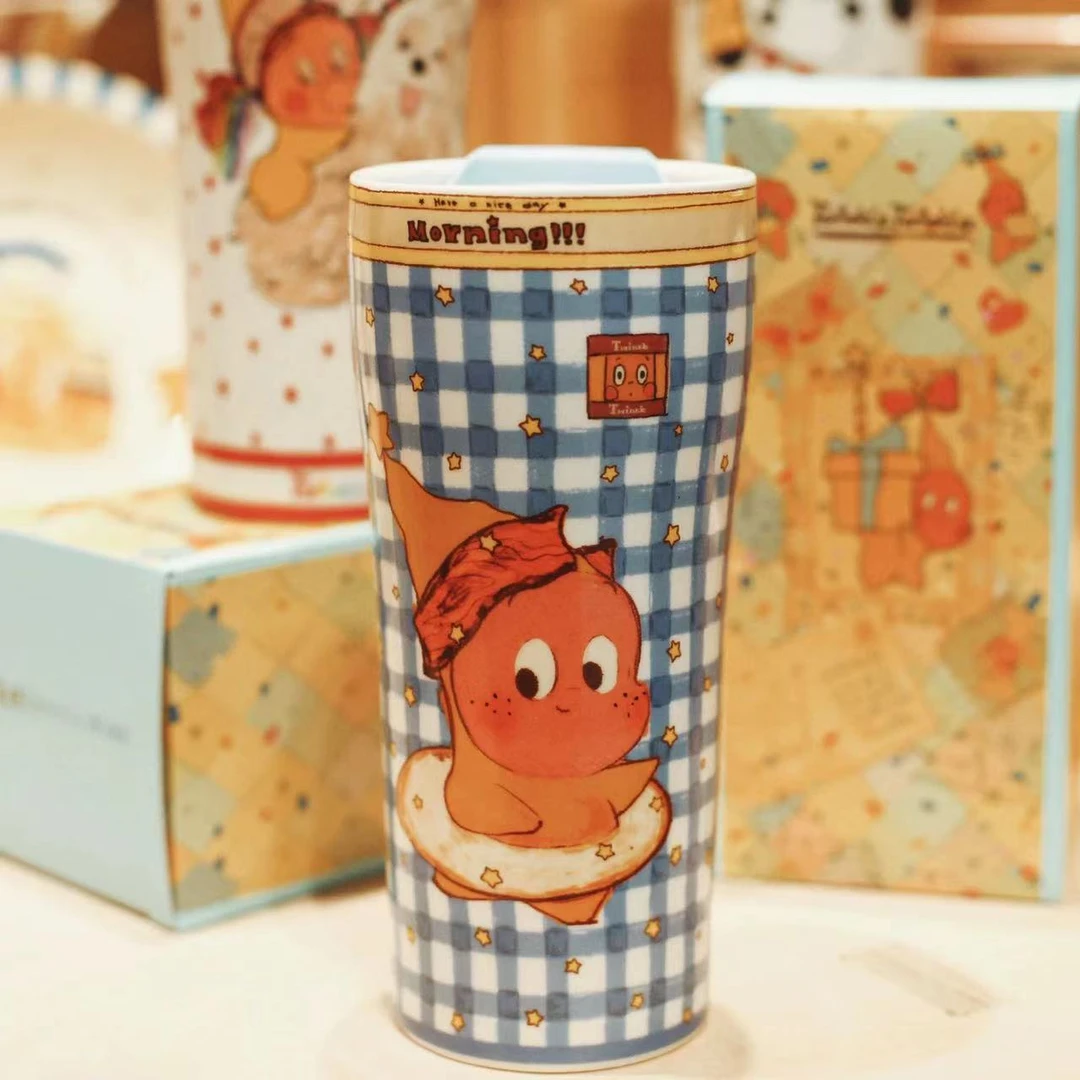 XA467 7.25"吐司星星人双层杯