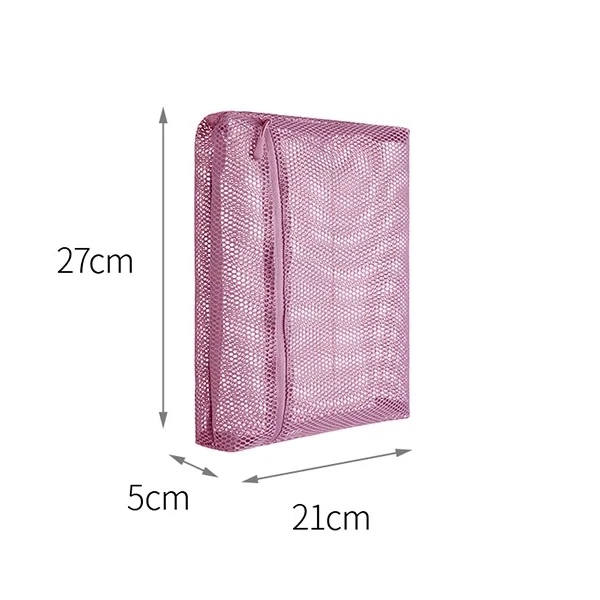 F643 旅行衣服收纳袋整理袋粉色大号