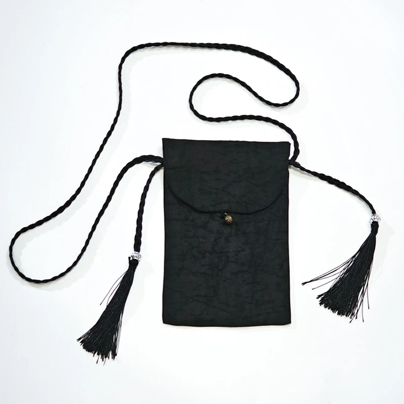 桑蚕丝香云纱 古风手机包（240736）