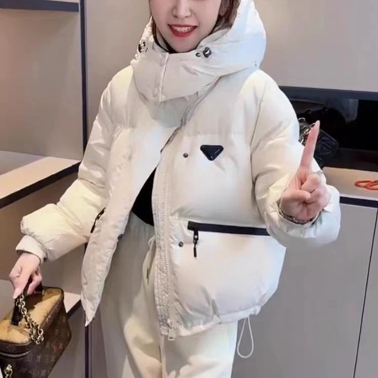 涵范＋【901】冬季新款宽松连帽棉服时尚保暖短款面包服外套网红