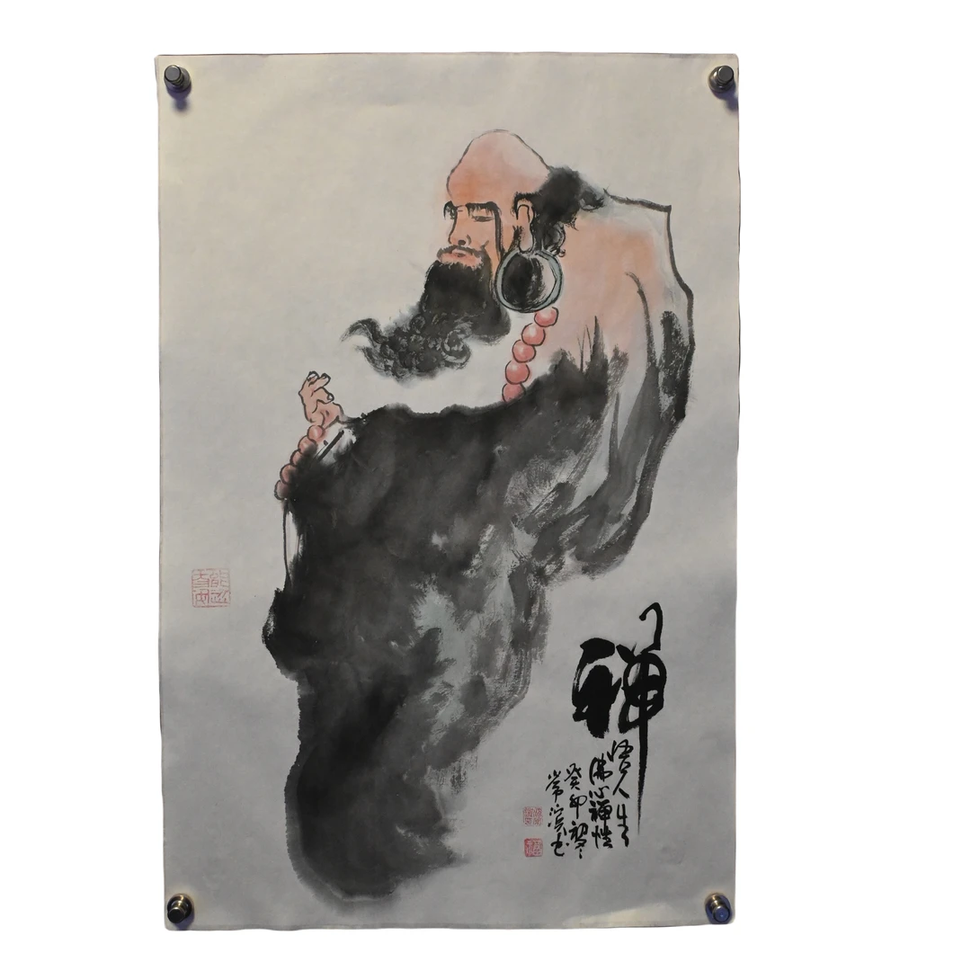 禅悟人生3（四尺三开）绘画作品-沈常滨