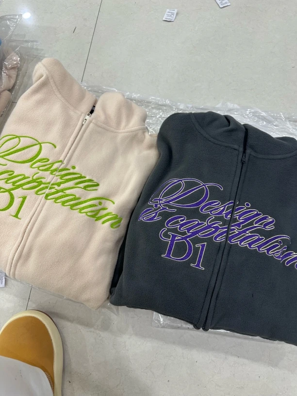 10F66连帽开衫卫衣刺绣款男女同款8267