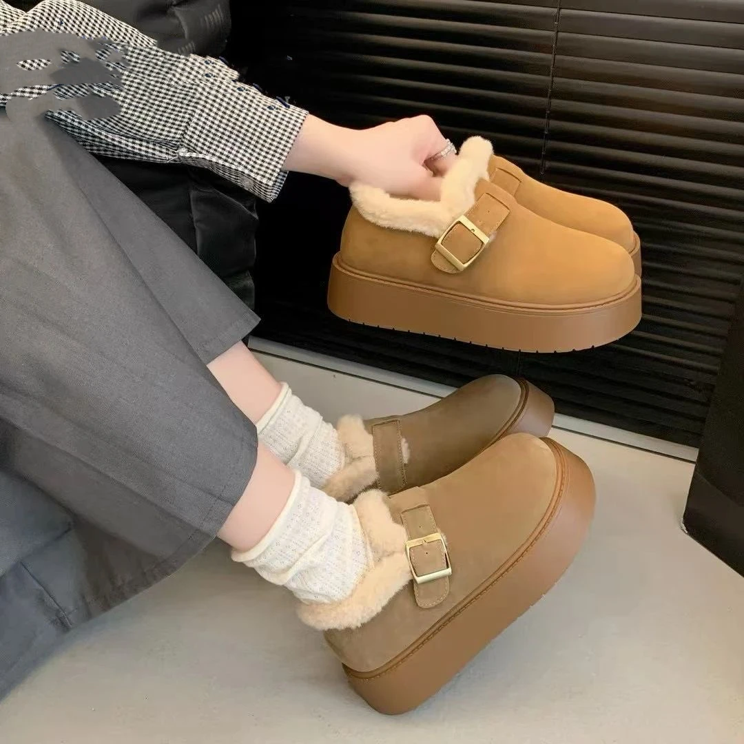 【大棉-博肯】简约新款百搭舒适厚底休闲鞋