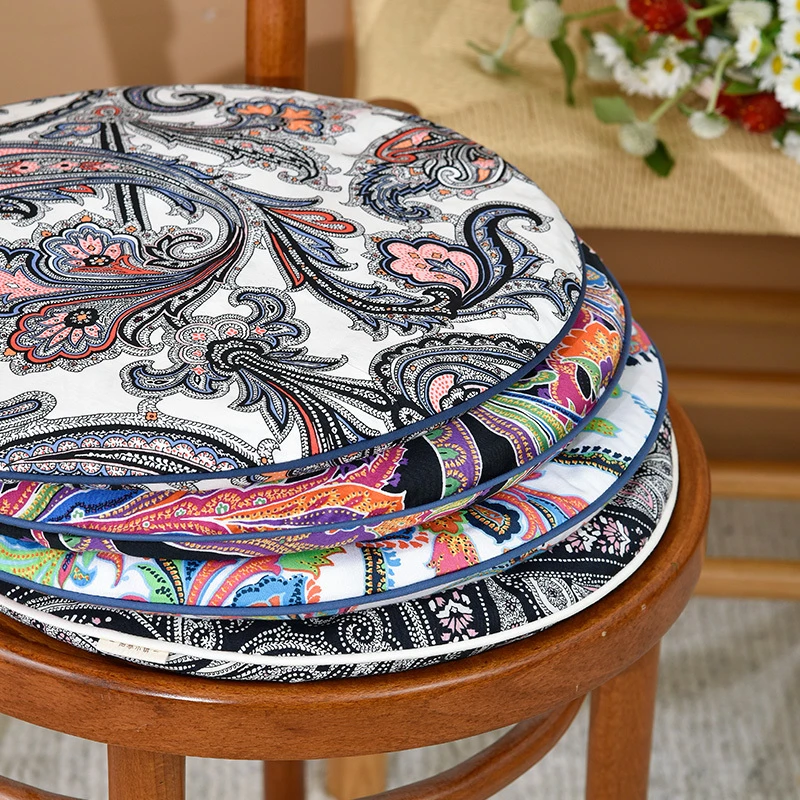 佩斯利椅垫加厚四季中式坐垫