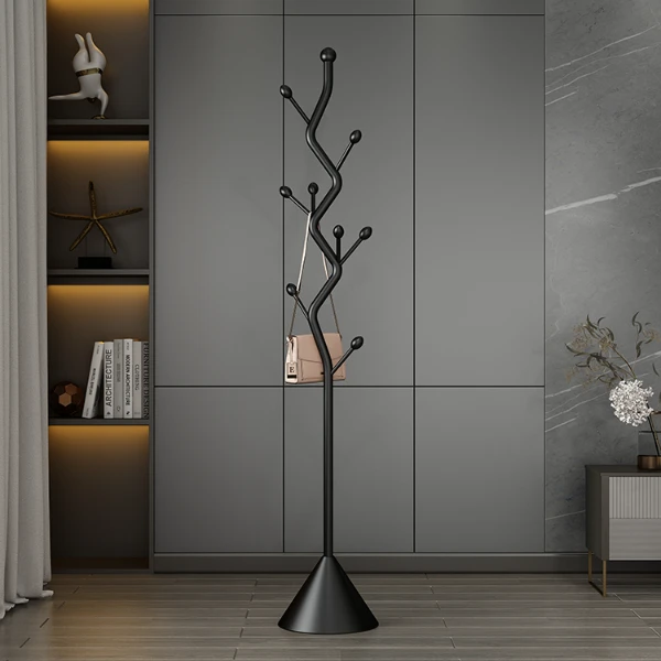 衣帽架落地轻奢家用简易挂衣架晾衣架客厅玄关包架房间立式衣服架