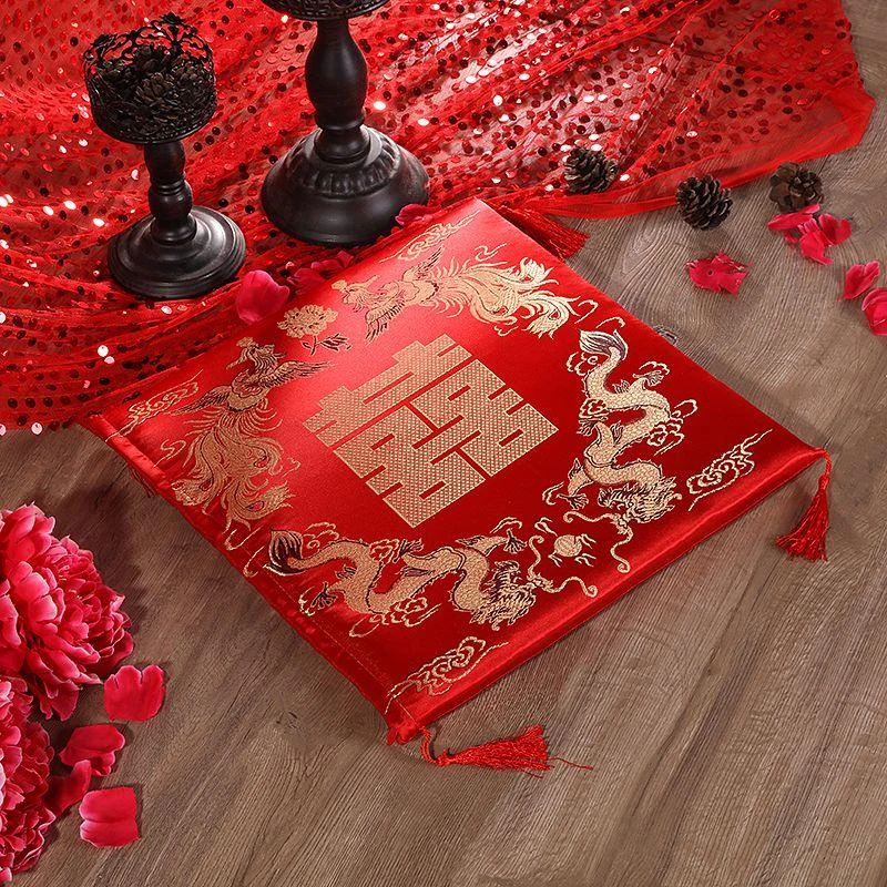 香妃影家纺椅垫中式古典敬茶垫 跪拜垫 方垫中国风喜庆坐垫飘窗垫