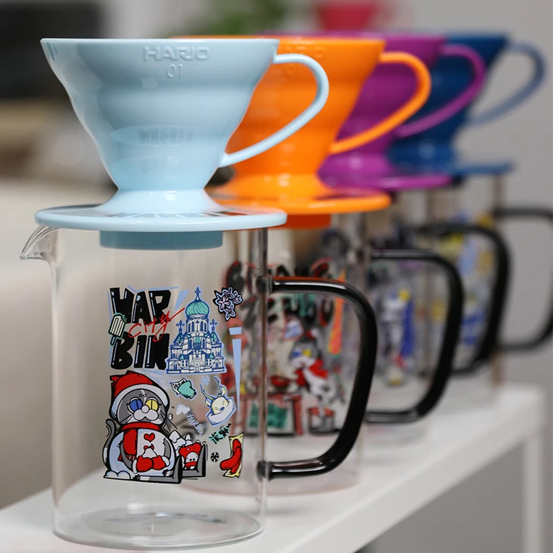 HARIO&MASADA城市系列NONO咖啡手冲套装锥形便携深圳上海北京VD