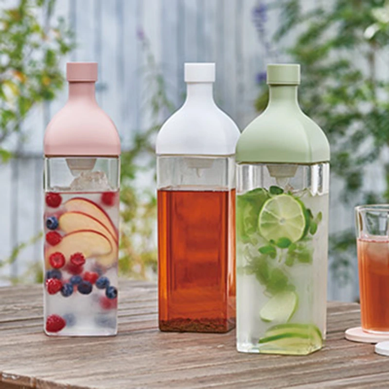 HARIO日本tritan冷水壶大容量凉水壶家用冷泡壶冷萃瓶密封茶壶KAB