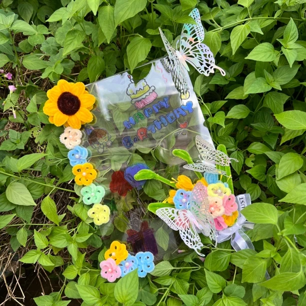 生日礼物手写涂鸦亚克力立牌扭扭棒diy材料包生日送闺蜜朋友礼物