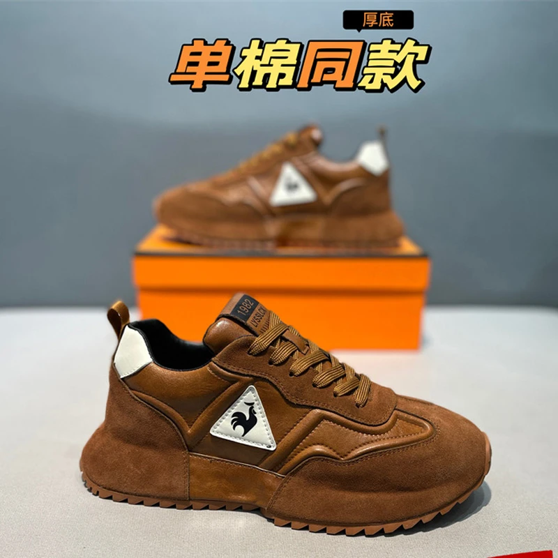 冬季单棉同款包跟阿甘鞋加绒保暖防滑大公鸡棉鞋运动休闲潮牌男鞋