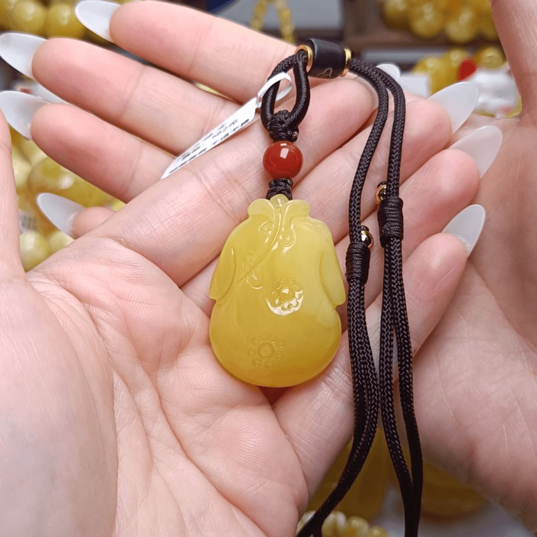【闪购商品】蜜蜡颈饰未镶嵌紫*
