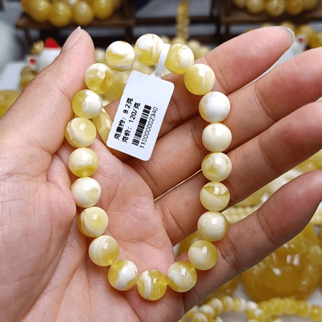 【闪购商品】蜜蜡手串未镶嵌l****圆