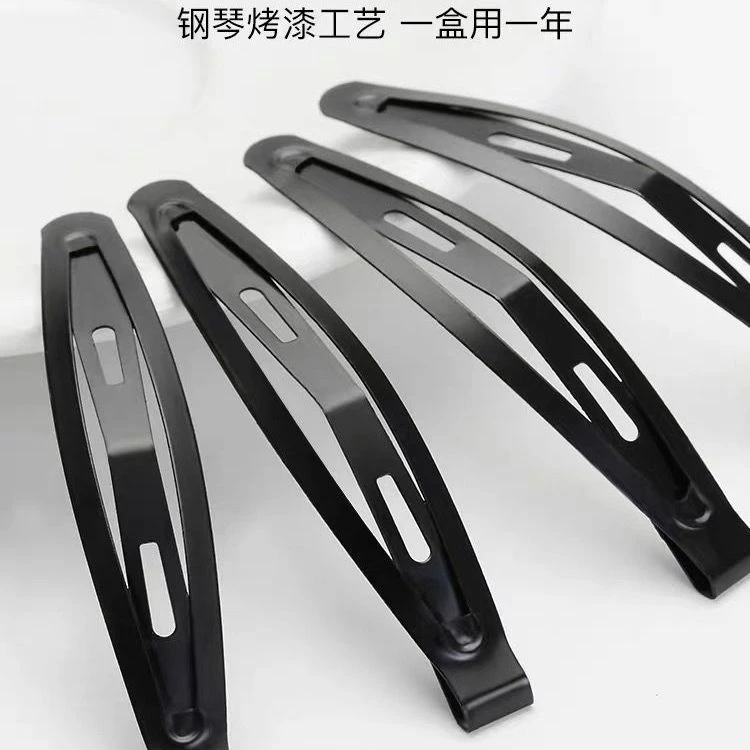 黑碎发夹一字夹侧边碎发刘海夹成年少女简约小发卡BB夹头发小卡子