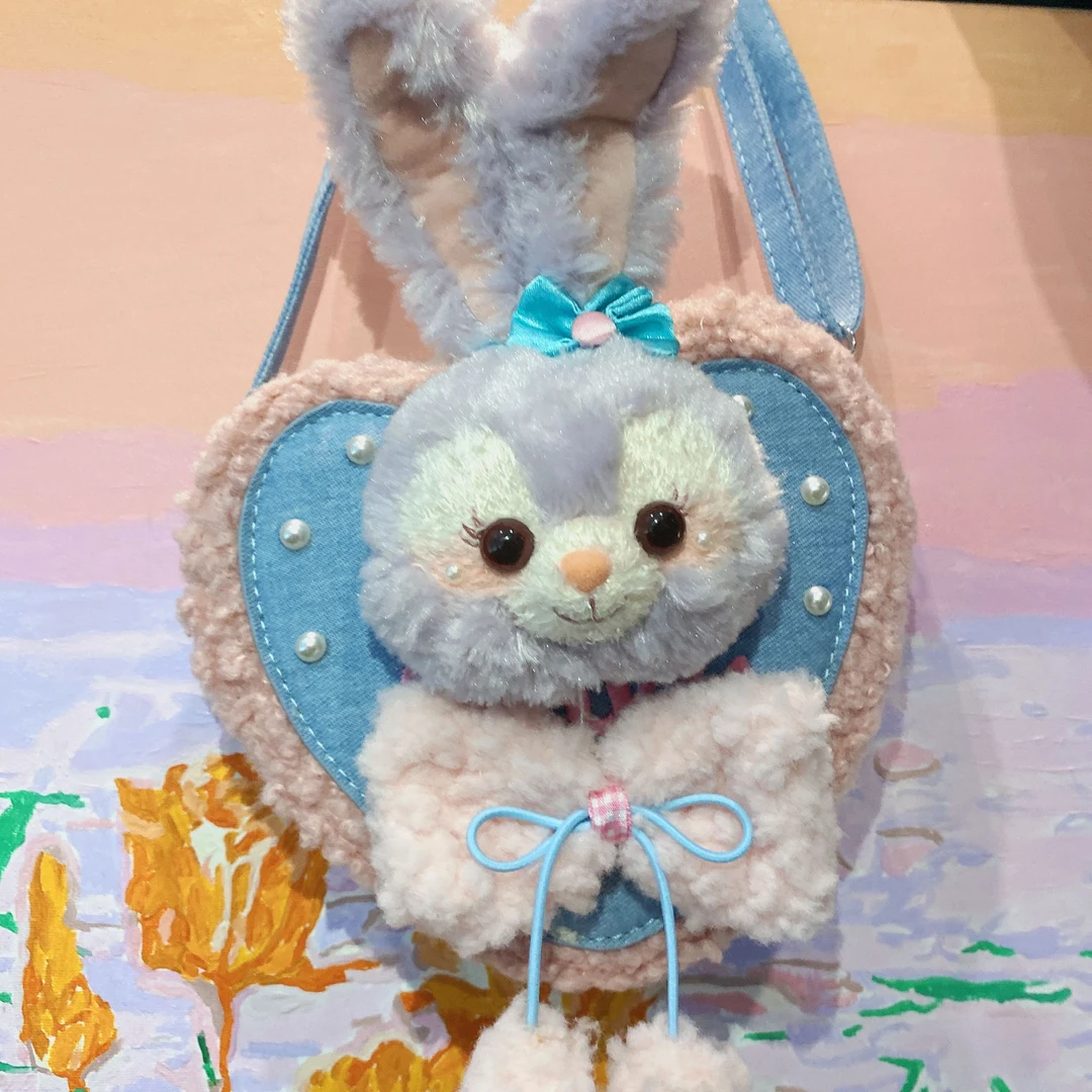 新款可爱爱心露露斜挎包时尚百搭卡通玩偶包