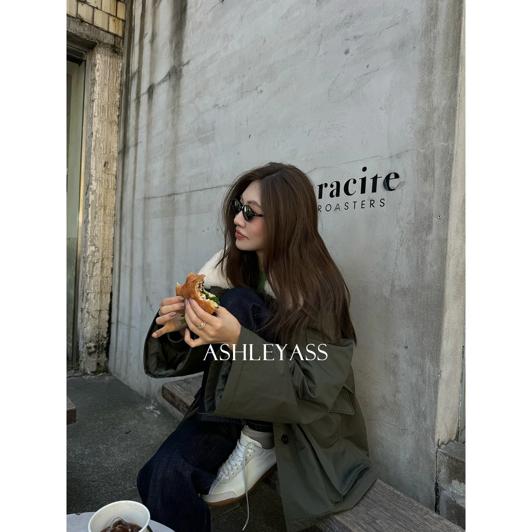 【ASHLEYASS】“贝加尔”毛毛领棉服抵御寒风保暖舒适棉服LSS241587S