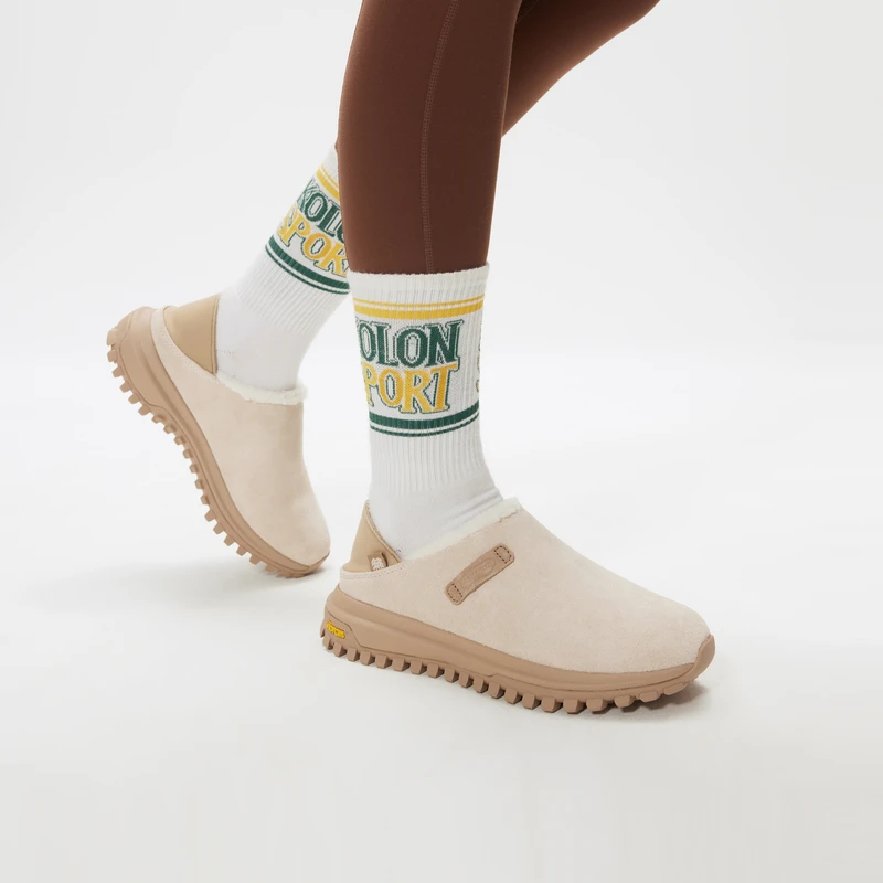 KOLON SPORT可隆女士冬靴户外多穿法休闲鞋露营休闲乐福鞋半拖鞋