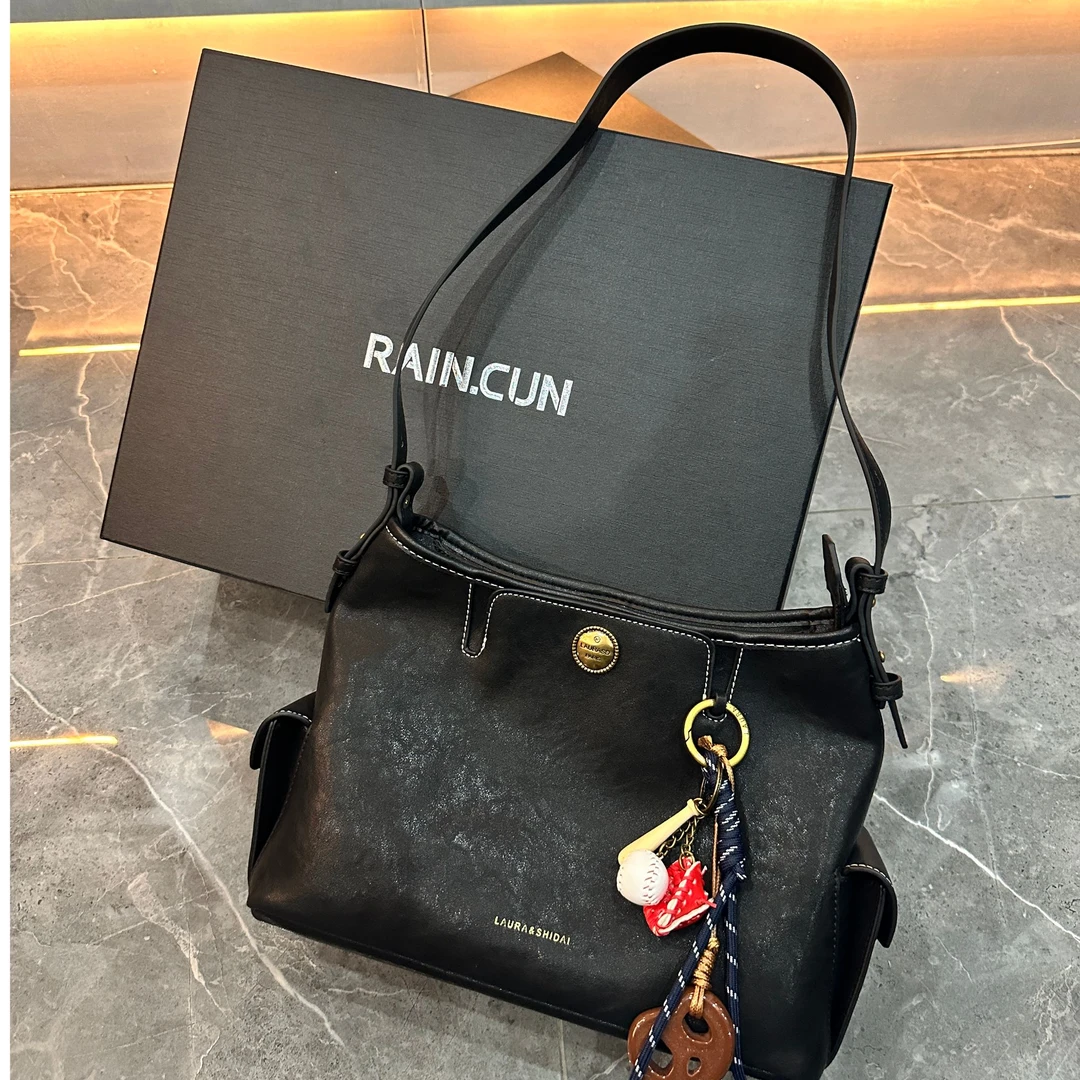 【Show Mi】SD-3971-静谧黑-轻奢小众时尚百搭女士包包sm